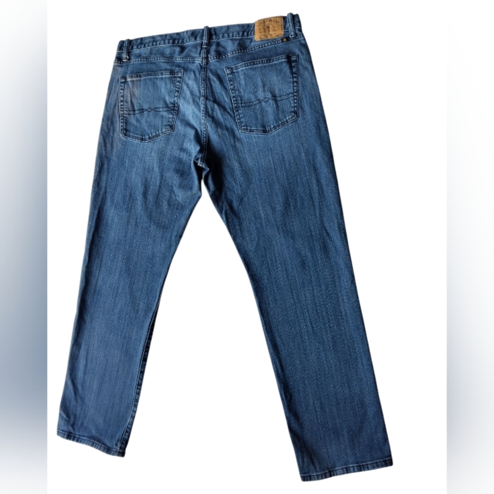 Lucky Brand Men's  Blue Jeans Original Straight Cotton Size  38X33 Medium Wash - Picture 3 of 13